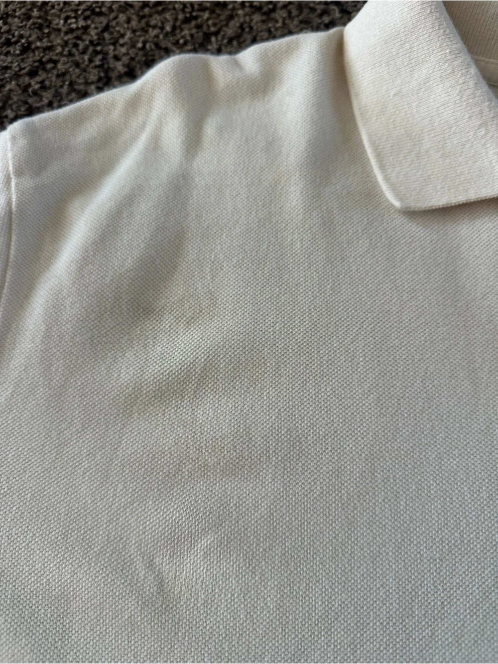 Vintage Ralph Lauren Men’s Cream Polo